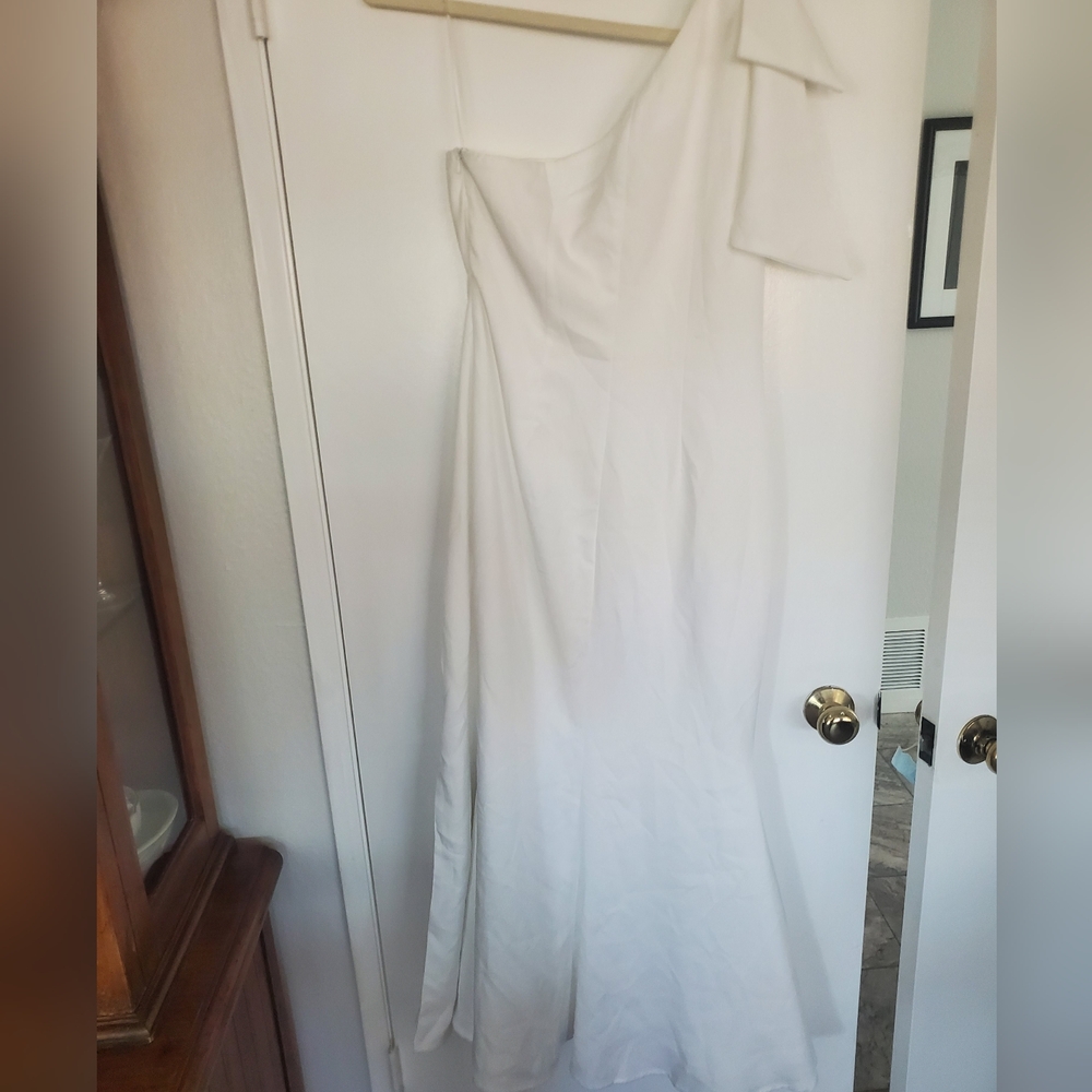 Petal & Pup One-Shoulder Midi Dress with Side Slit - Picture 3 of 10